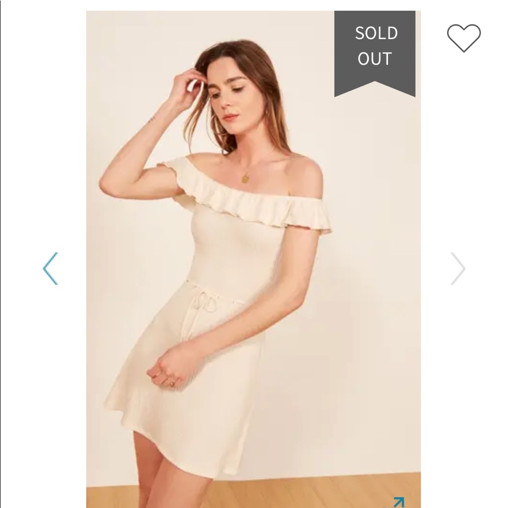 Reformation off shoulder dress